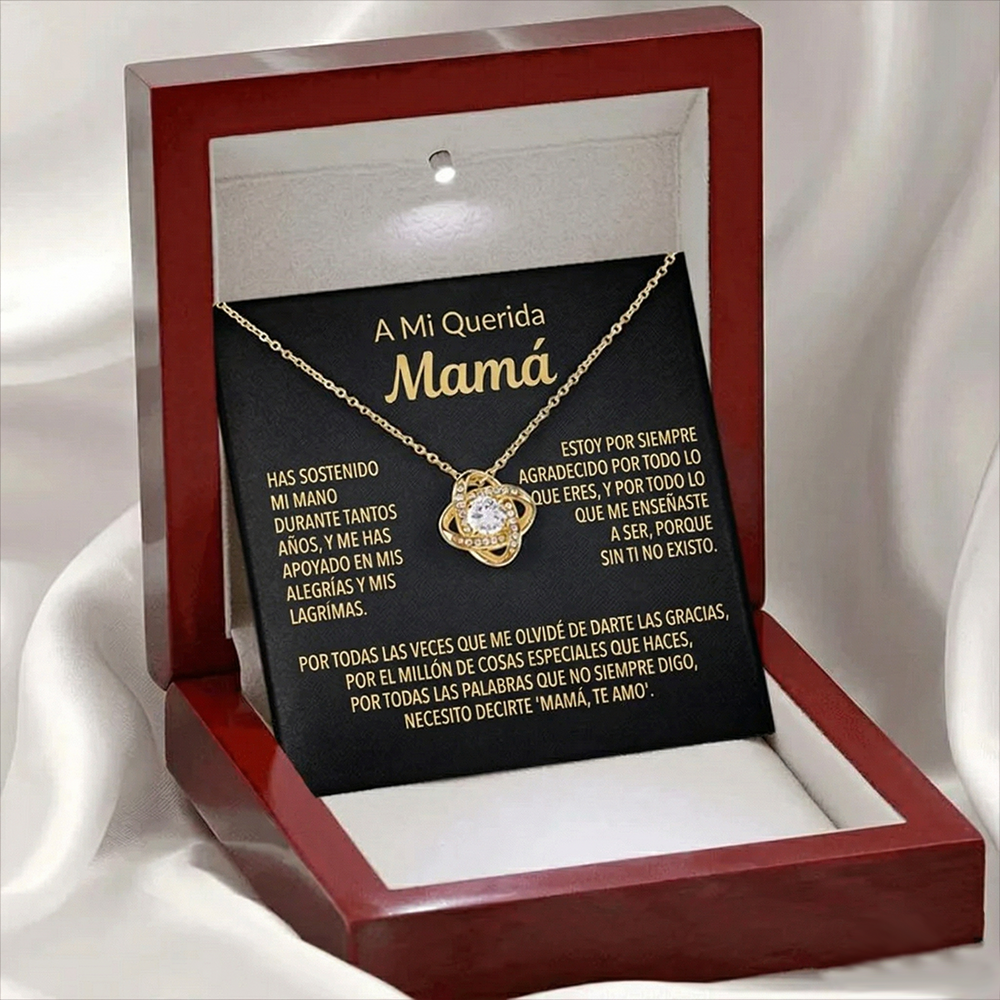 "A Mi Querida Mamá" Collar de Amor Eterno